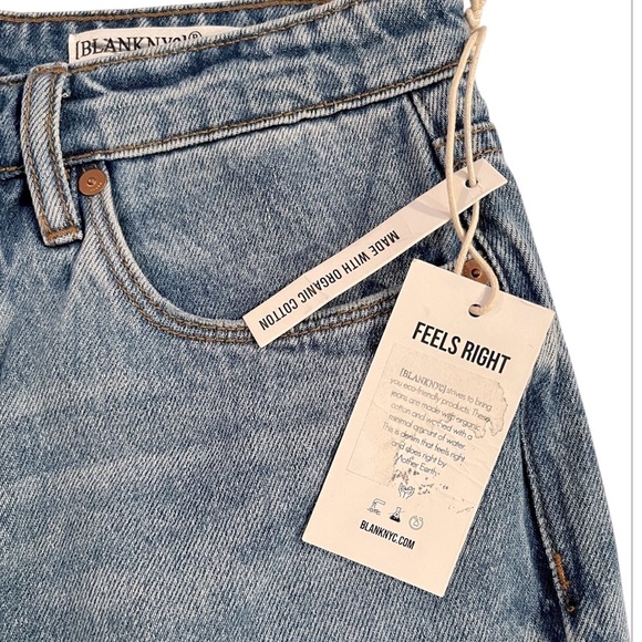 Blank NYC The Howard Distressed Mid Rise Loose Fit Jean 26 NWT - Picture 6 of 11